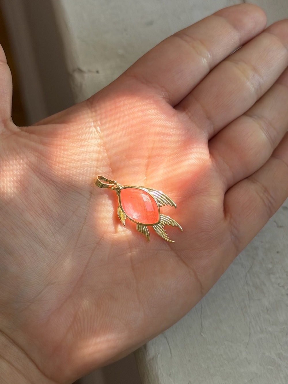 Gold Fish Pendant